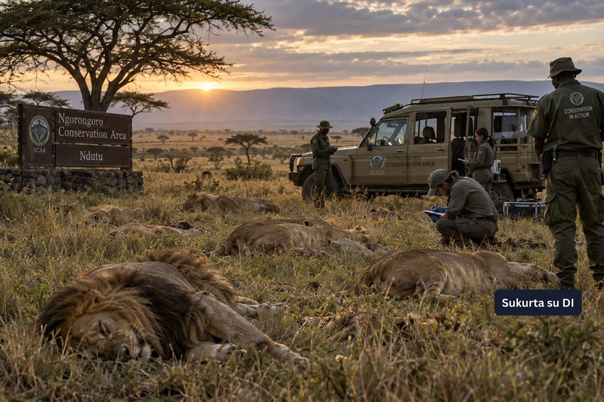 Tanzanijoje rasta 10 negyvų liūtų: UNESCO saugomame Ngorongoro rezervate įtariamas tyčinis apnuodijimas