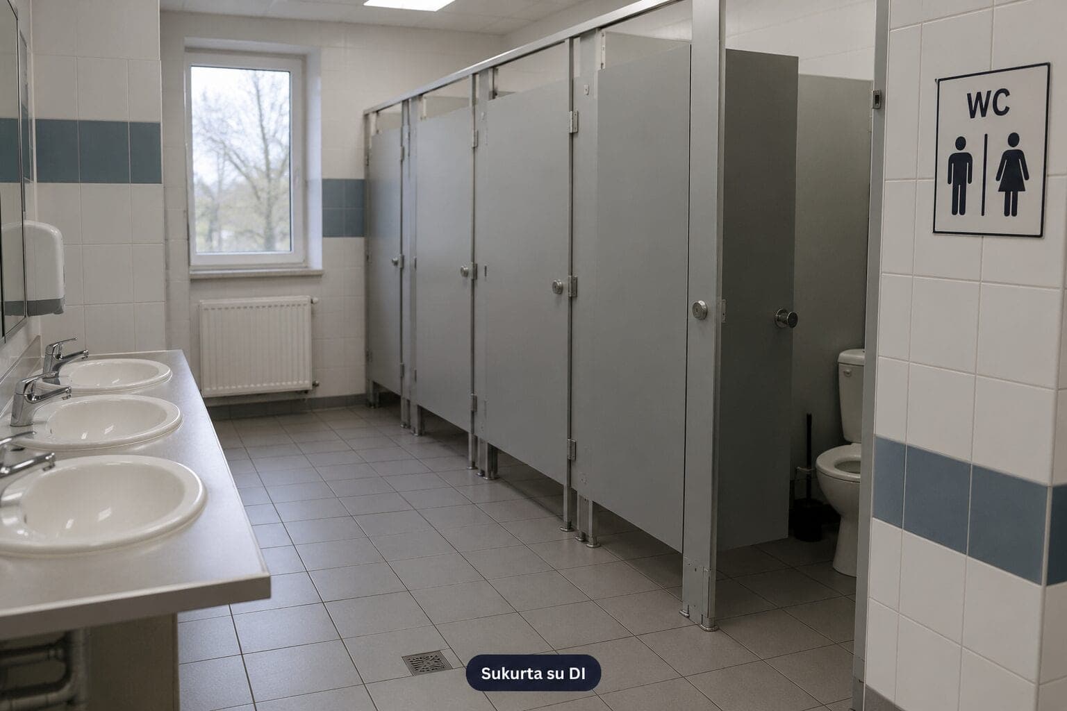Mokykloje – kraupus išpuolis: iš tualeto išėjęs berniukas kirviu užpuolė 10-metę