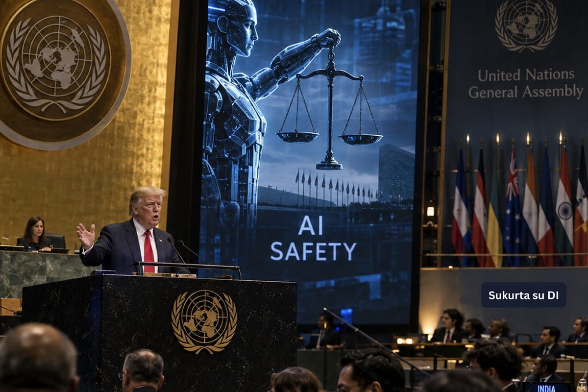 D. Trumpas nori dirbtinį intelektą vadinti superintelektu: JT perspėja, kad pasaulis gali prarasti technologijų kontrolę