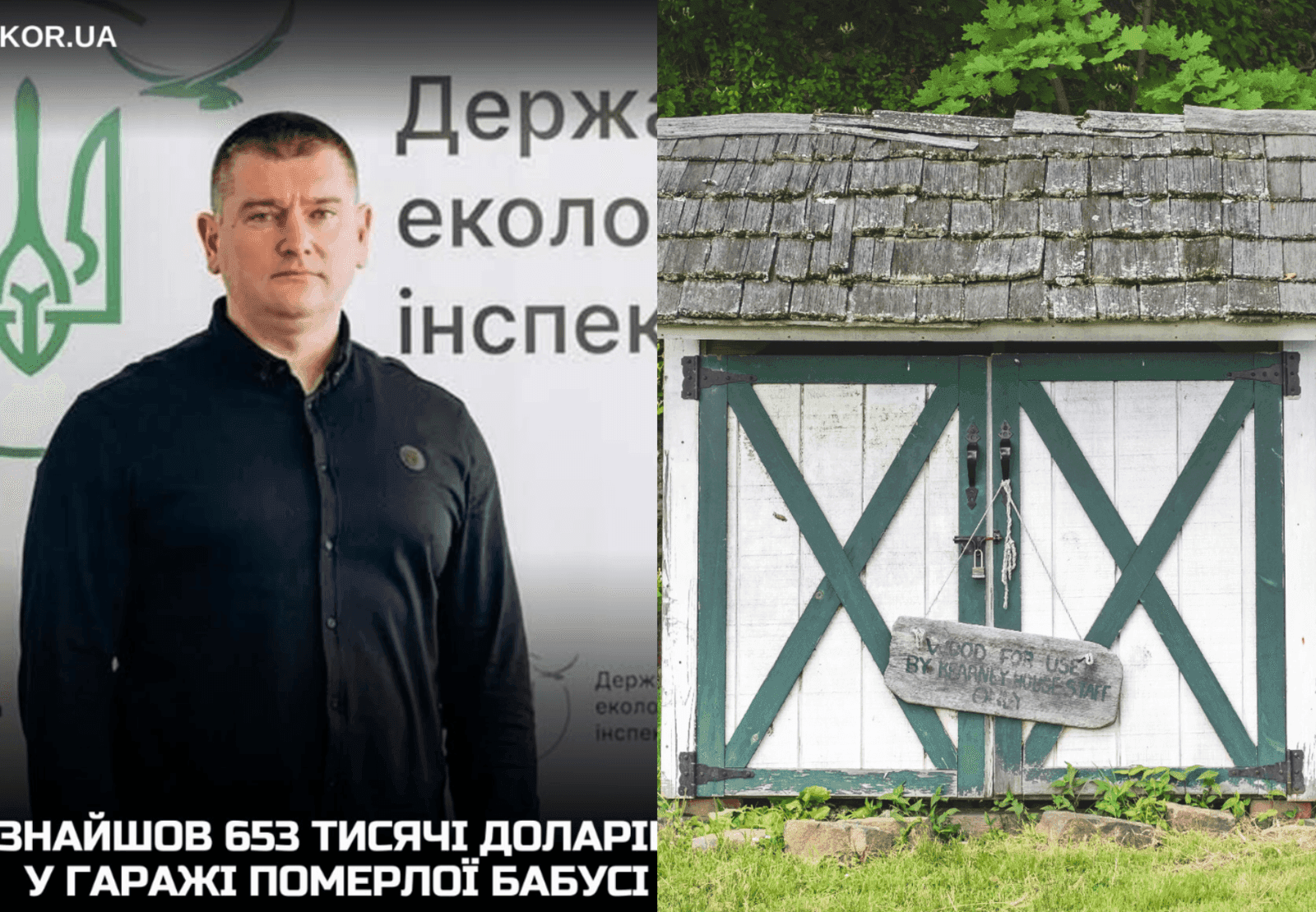 653 tūkst. dolerių „močiutės garaže“: tyrėjai nepatikėjo Ukrainos pareigūno deklaracija