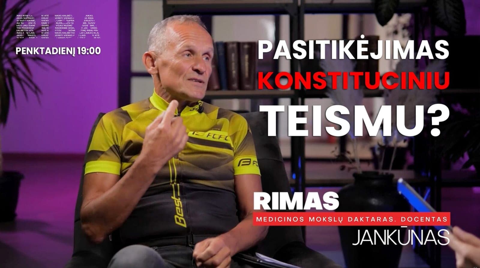 Rimas Jankūnas laidoje „Riba“: vakcinos pasekmė – 12-metės neįgalumas