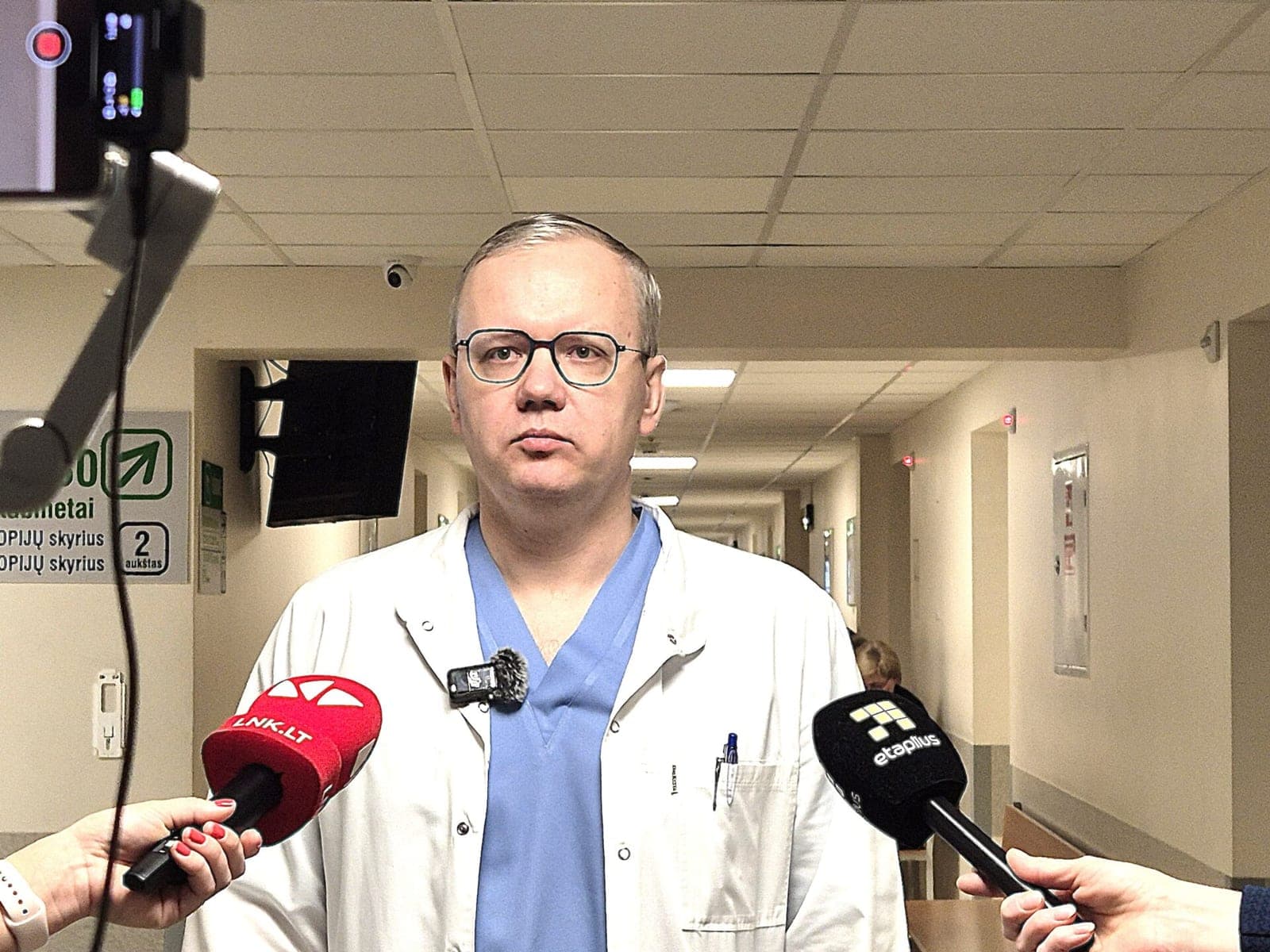 Gydytojas ortopedas traumatologas Gintautas Mickevičius pataria saugotis šalčio traumų