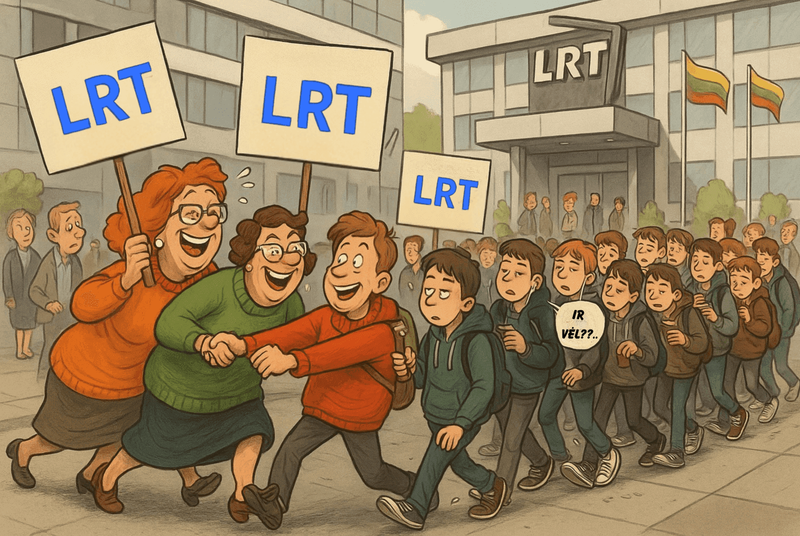 Seimas palengvino LRT vadovo atleidimą, kyla protestai, Vyriausybė skelbia ekstremalią situaciją | 77 savaitė