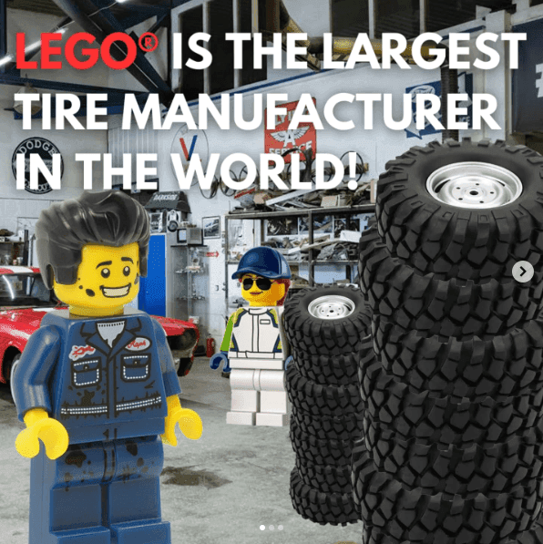 „Lego“ – didžiausias padangų gamintojas pasaulyje