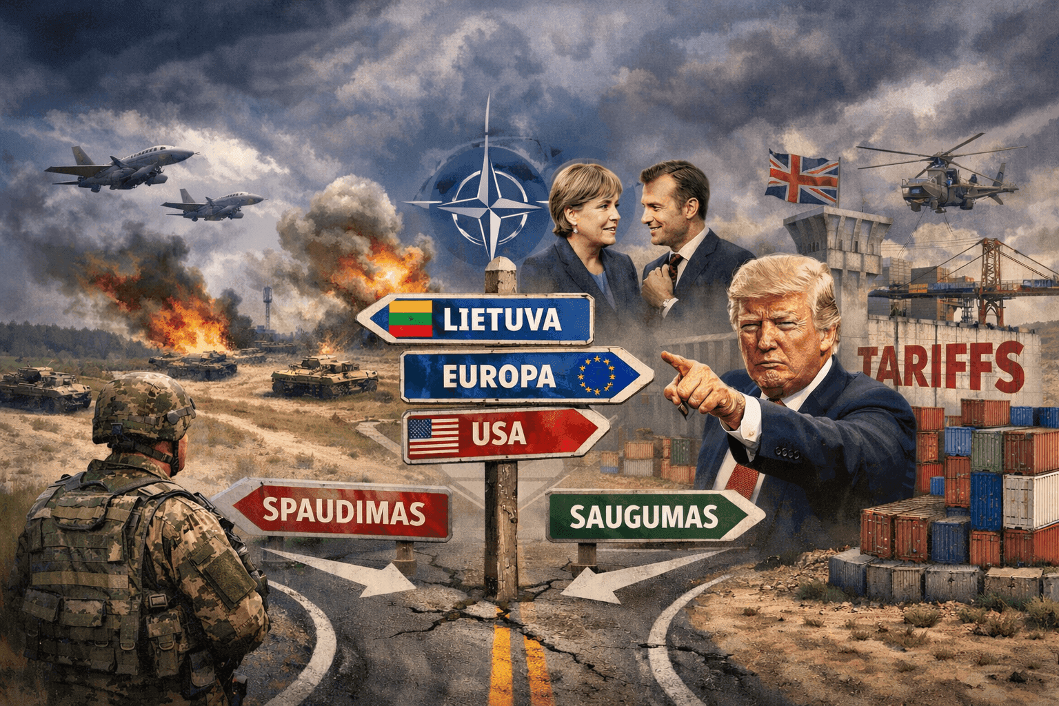 Nuo Kapčiamiesčio poligono iki Trumpo muitų: Lietuva, Europa ir sąjungininkai spaudimo ir saugumo kryžkelėje | 77 savaitė