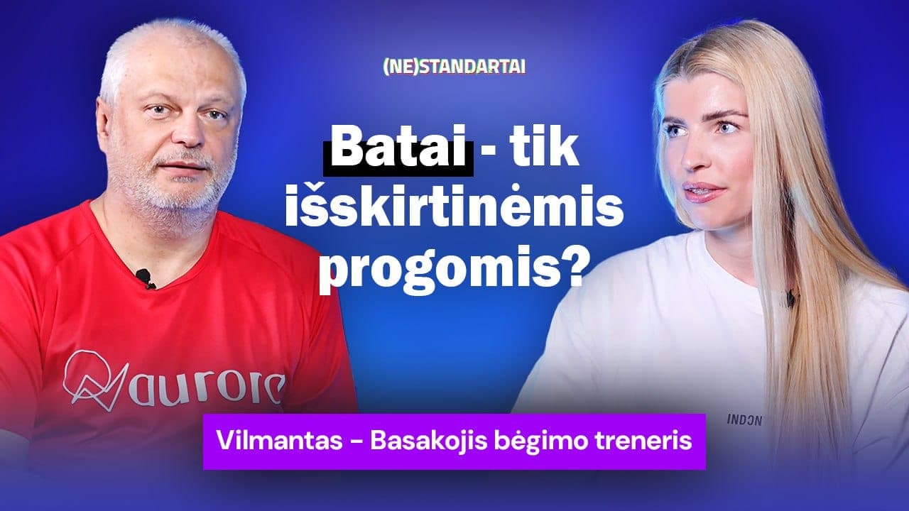 Laidoje (NE)Standartai – visur basomis ir žiemą, ir vasarą vaikštantis verslininkas Vilmantas Aušra