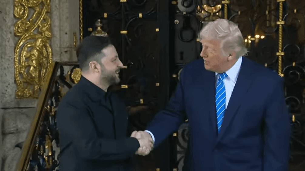 D. Trumpo ir V. Zelenskio susitikimas Floridoje: „Artėjame prie taikos“, bet sprendimų dar nėra