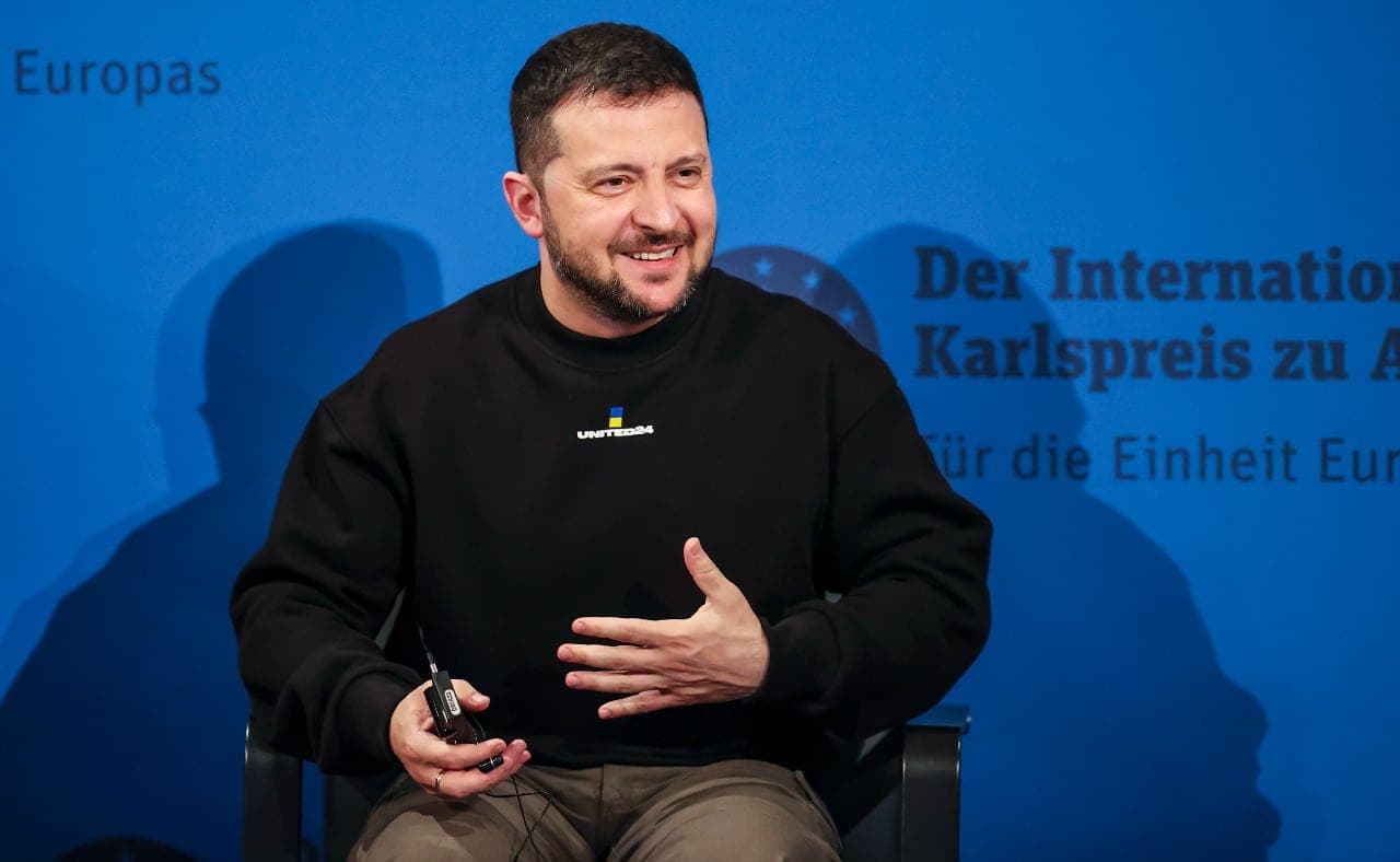 V.Zelenskis pagyrė Trumpą už „teisingą ir sąžiningą“ retoriką Rusijos atžvilgiu