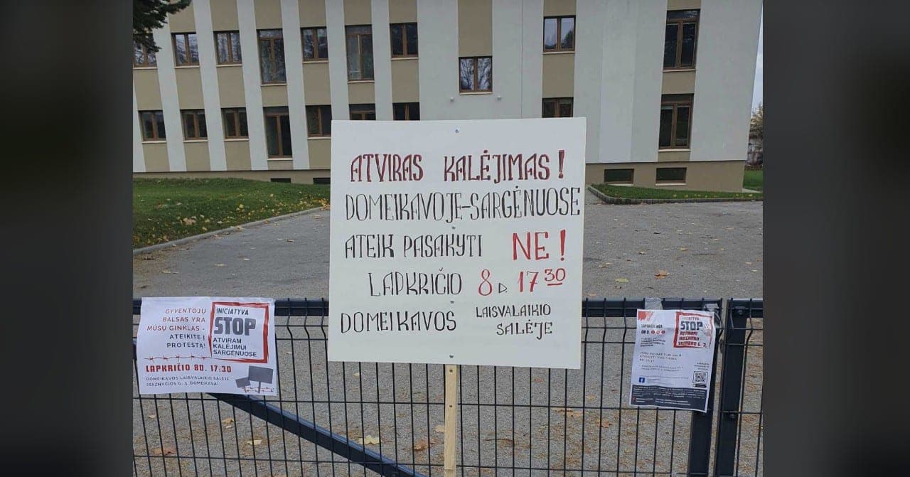 Domeikavoje šalia mokyklos nori apgyvendinti kalinius