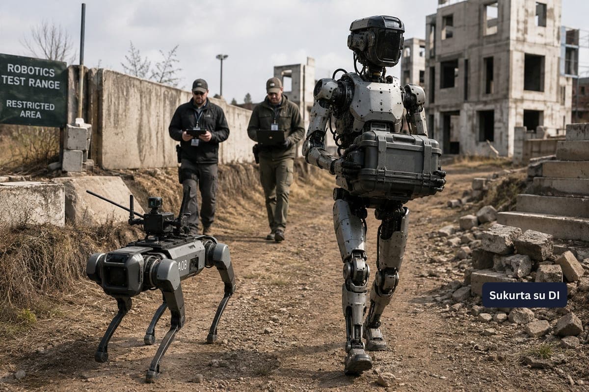 Kinų robotikos inžinierius: humanoidiniai robotai kariai gali atsirasti per 5–10 metų