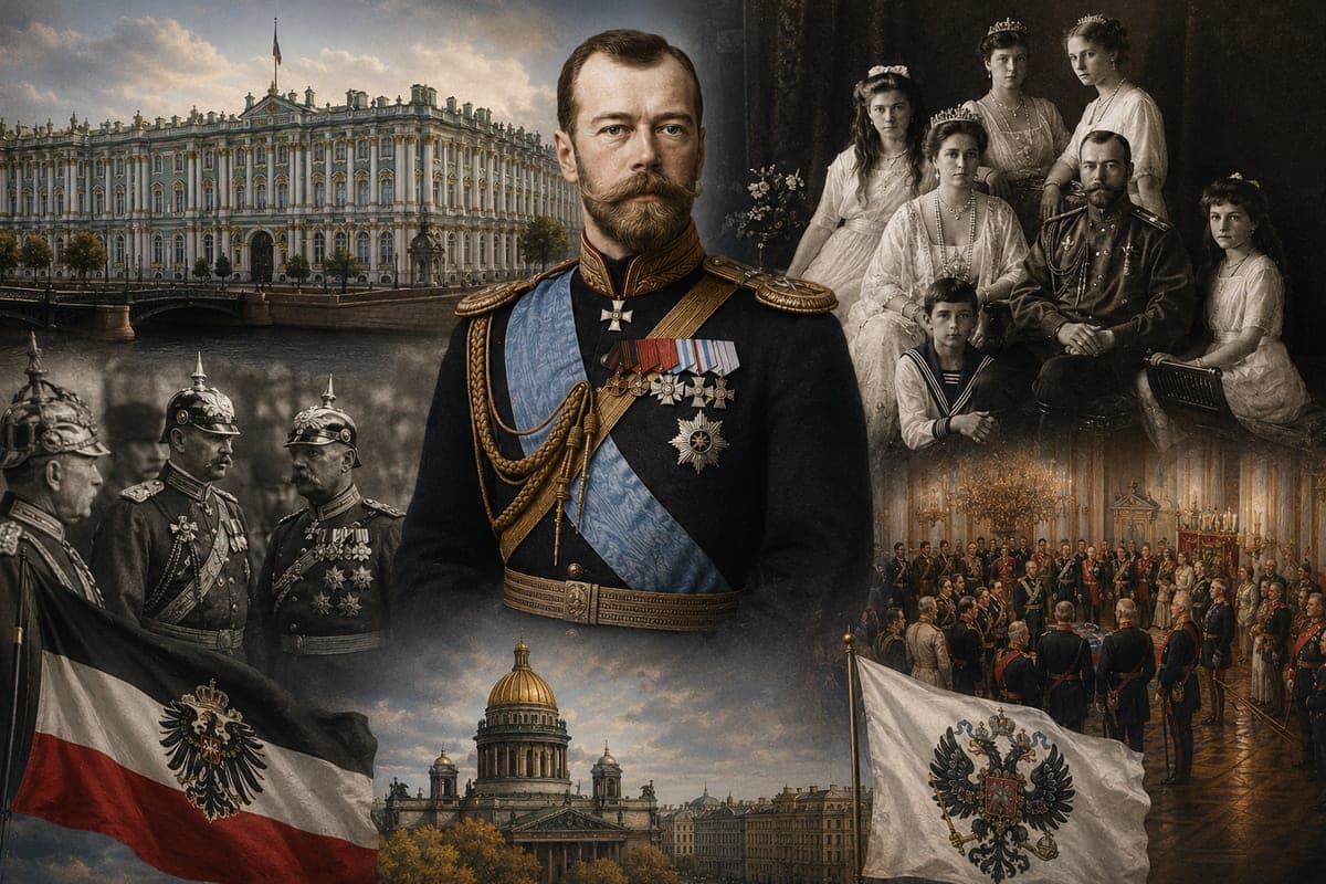 Paskutinis Rusijos caras, kurio valdymo metu žlugo Romanovų imperija