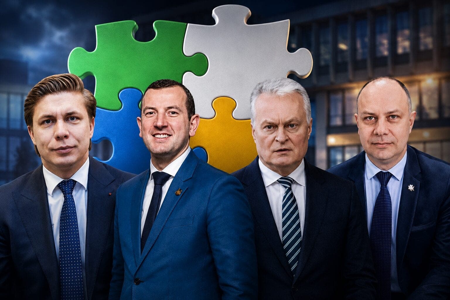 Koalicijos dėlionė finišo tiesiojoje: aiškėja ministerijų likimas, bet didžiausia intriga – premjero postas