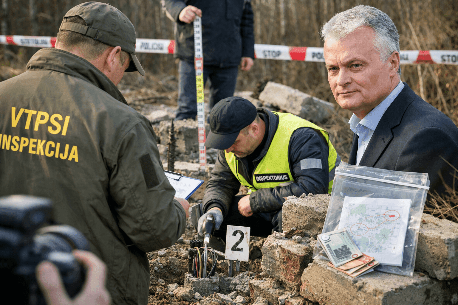 Inspekcija vėl tikrins Nausėdos sklypą: po tvoros griovimo galimai liko pamatai?