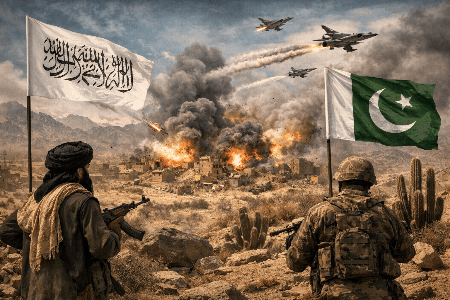 Pakistanas kalba apie „atvirą karą“ su Afganistanu: pradėti smūgiai Kabule