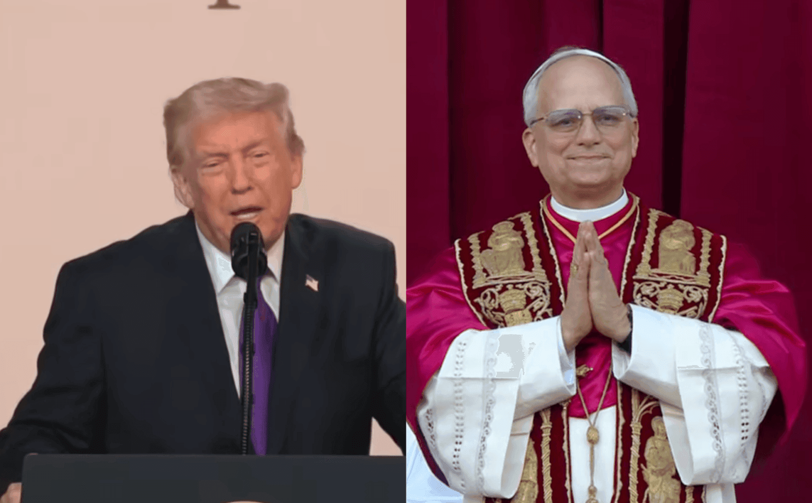 D. Trumpas sukritikavo popiežių Leoną XIV, o šis atsakė, kad „nebijo“ JAV administracijos
