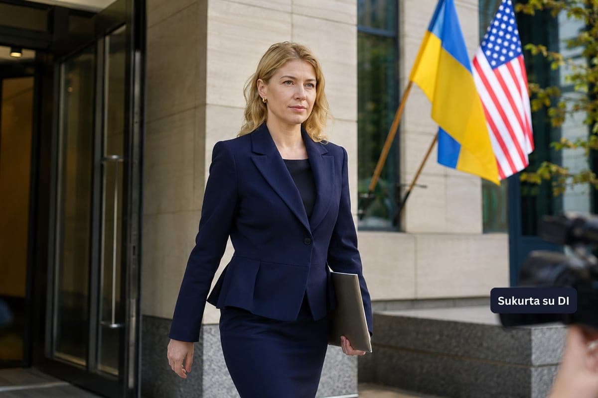 Buvusiai Ukrainos ambasadorei JAV – įtarimai korupcija praėjus vos dviem dienoms po atleidimo