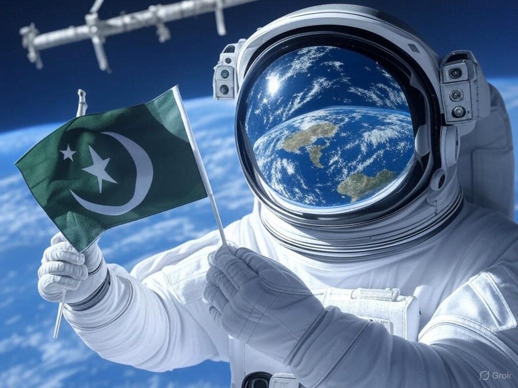 Pakistano astronautas taps pirmuoju užsienio piliečiu, patekusiu į Kinijos kosminę stotį