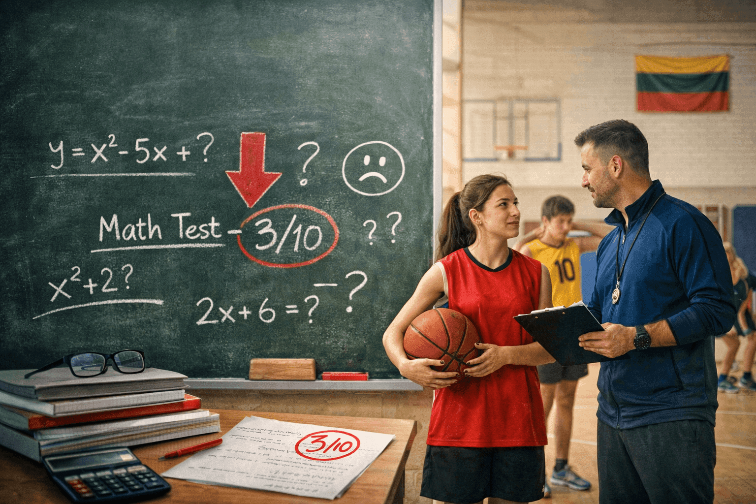 Matematikų išauginti nepavyko: mokyklos dabar gelbės sportininkus?