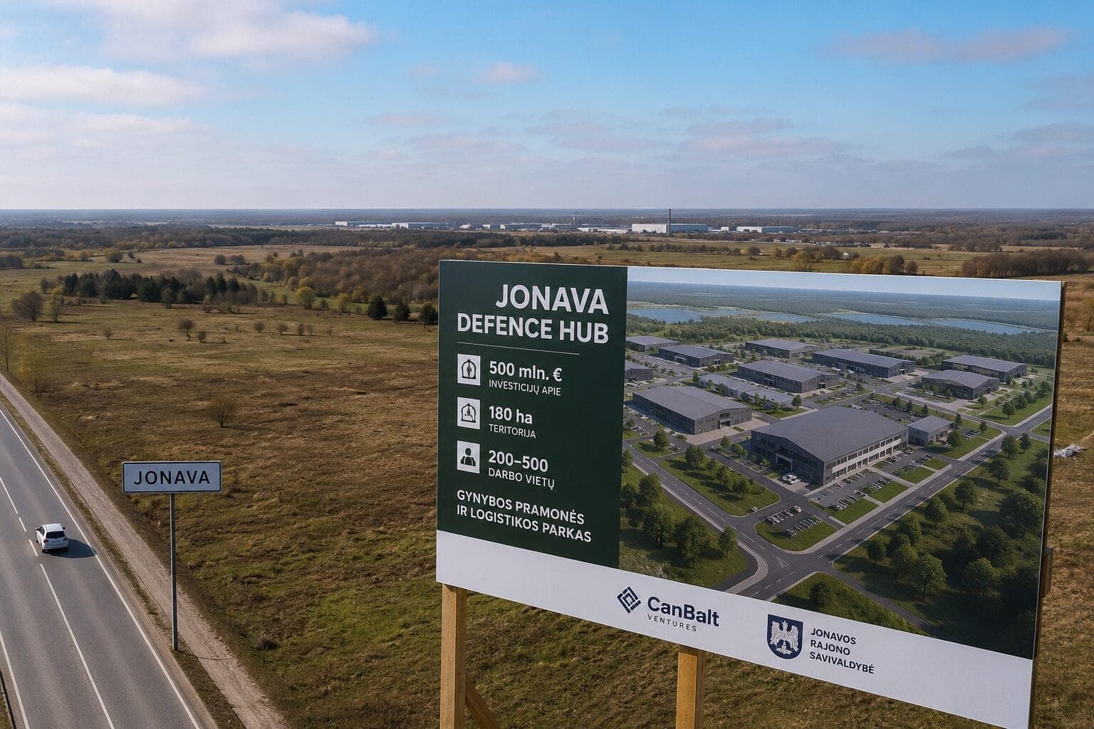 Pusė milijardo eurų Jonavai: kanadiečiai rengia vieną didžiausių projektų Lietuvoje