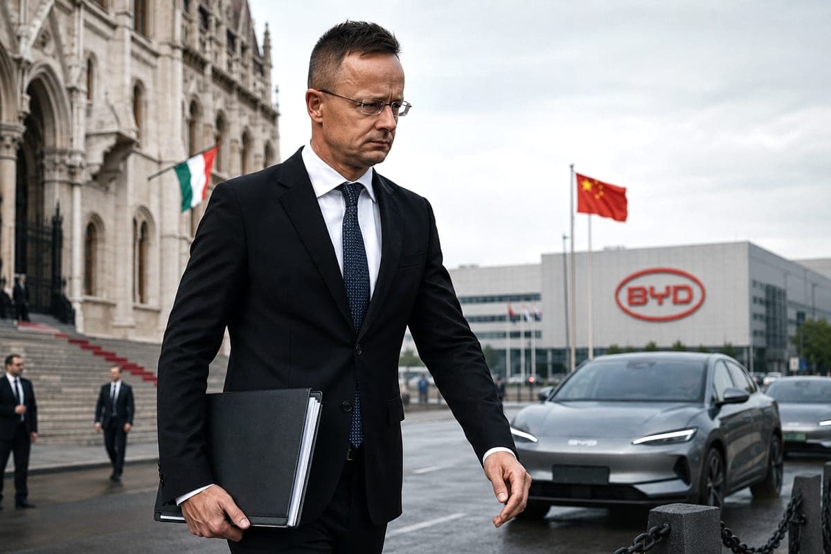 Buvęs Vengrijos užsienio reikalų ministras P. Szijjártó perėjo dirbti į BYD ir sulaukė kaltinimų korupcija