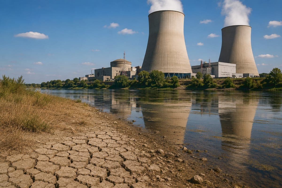 Prancūzija dėl aukštų oro temperatūrų stabdo atominius reaktorius: upės nebespėja jų ataušinti
