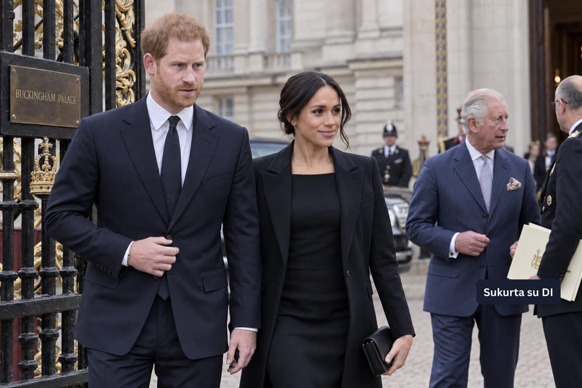 Karalius Charlesas III paaiškino Harry ir Meghan statusą: grįžimas į Jungtinę Karalystę nereiškia sugrįžimo į karališkąsias pareigas