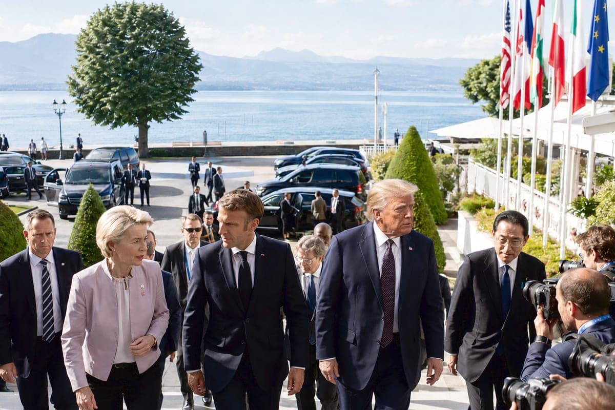 G7 viršūnių susitikimą užgožė Iranas: D. Trumpas į Évianą atvyksta su taikos pažadu ir naujais tarifų grasinimais