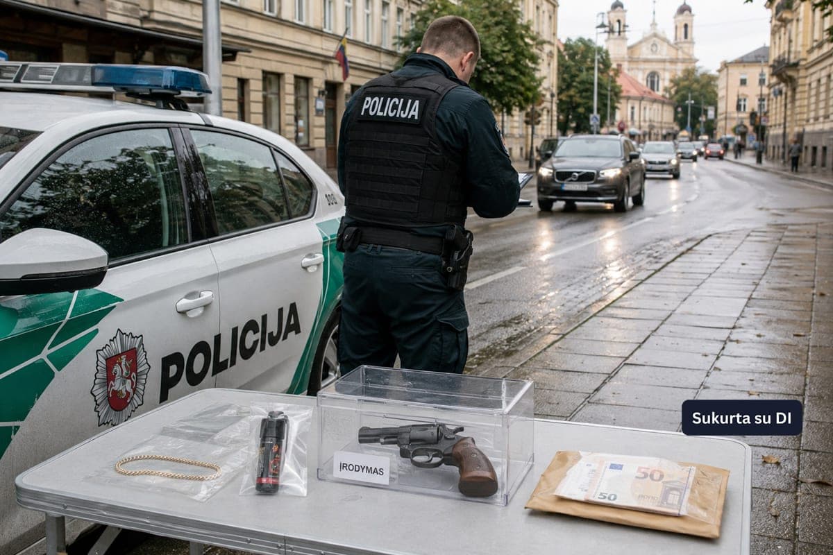 Policijos suvestinė: Vilniuje apiplėštas vyras, Šakių rajone pareigūnams pasiūlytas 500 eurų kyšis
