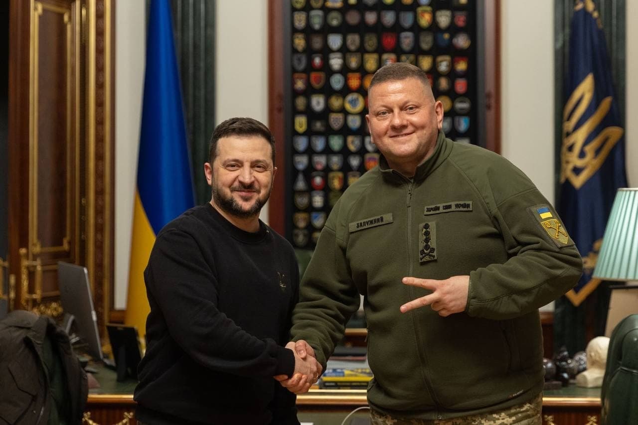 Ukrainos prezidento biuras paaiškino kodėl buvo atleistas Valerijus Zalužnas