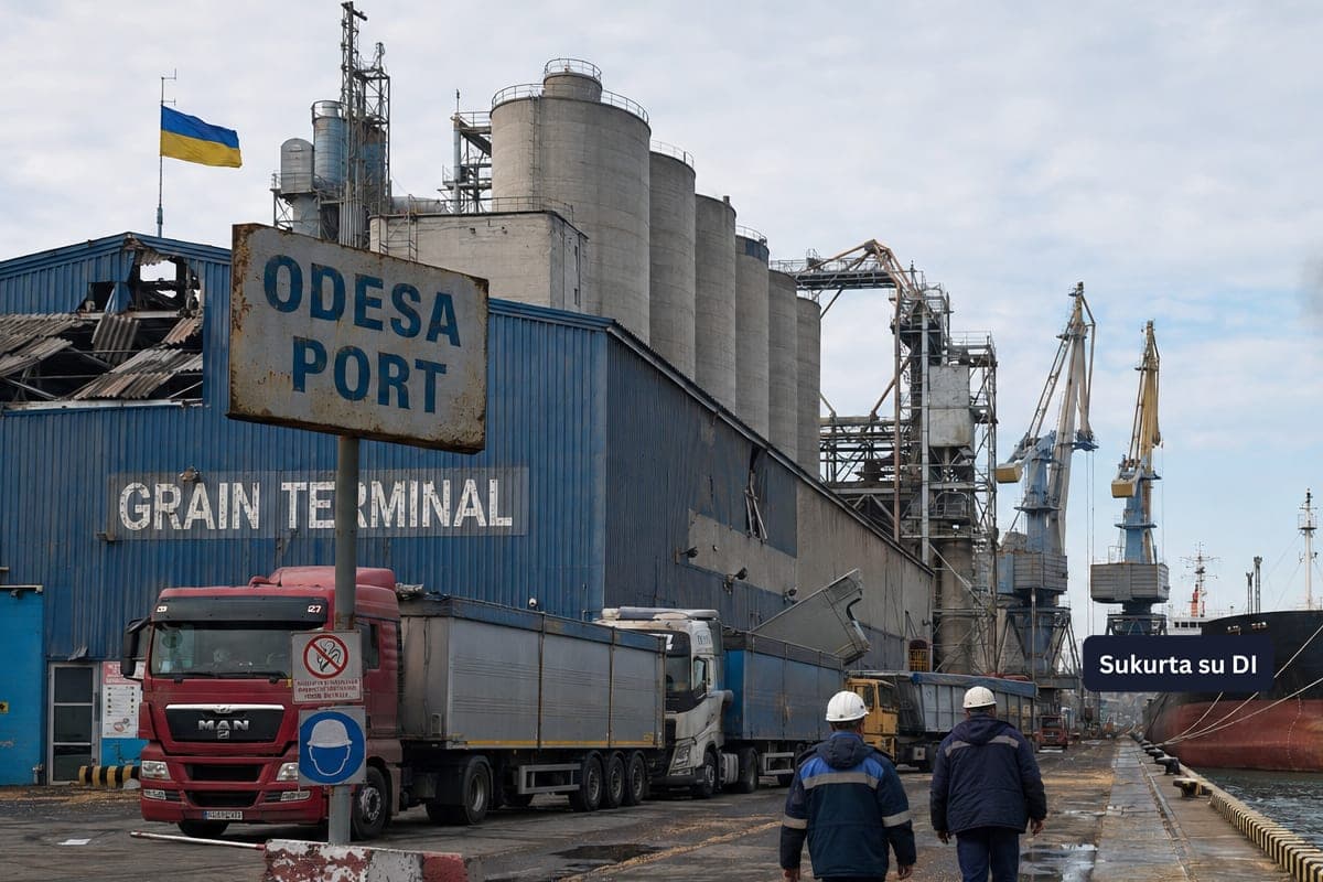 Nauja Juodosios jūros blokada kelia maisto krizės ir migracijos bangos grėsmę