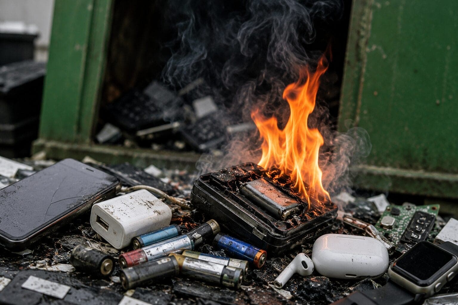 Įspėjimas gyventojams: netinkamai išmesta elektronika tampa tiksinčia bomba