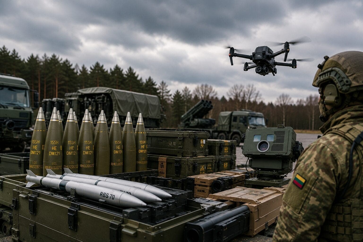 400 mln. eurų amunicijai ir dar 3 mln. kovai su dronais: ką perka Lietuva?