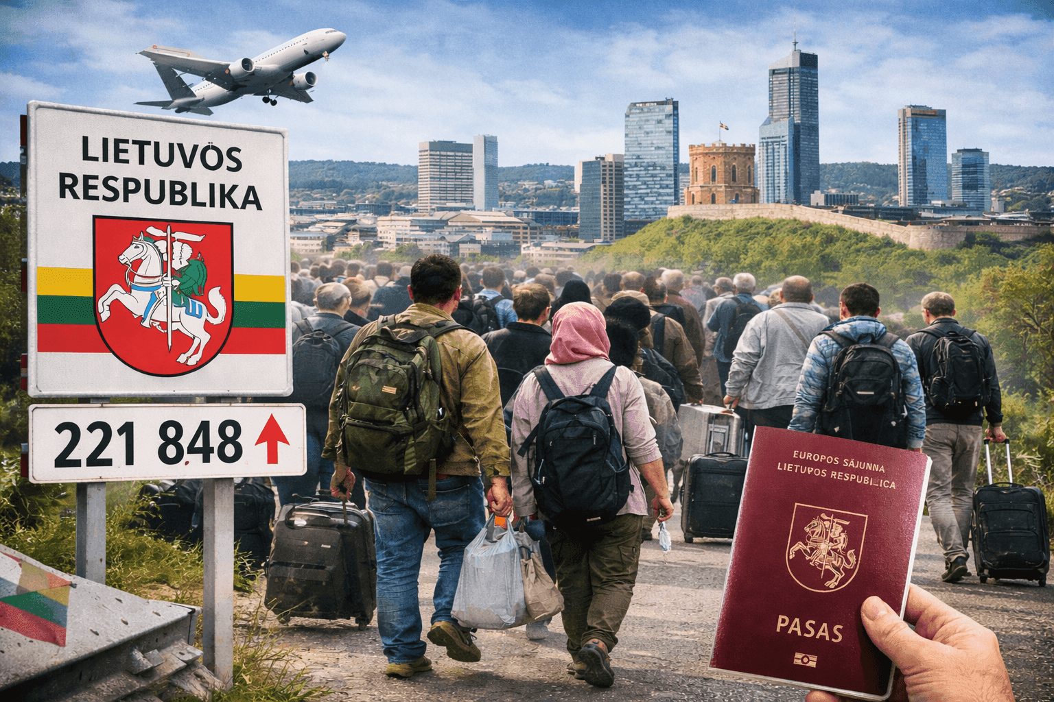Migracijos šuolis Lietuvoje: užsieniečių skaičius per kelerius metus padvigubėjo