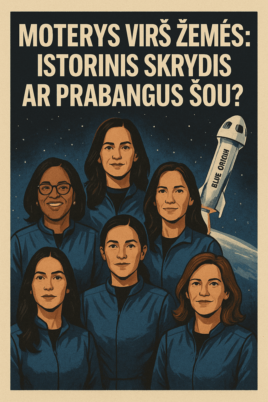 Kosminė moterų misija - ne tik raketa, bet ir žinutė: ką reiškė „Blue Origin“ skrydis?
