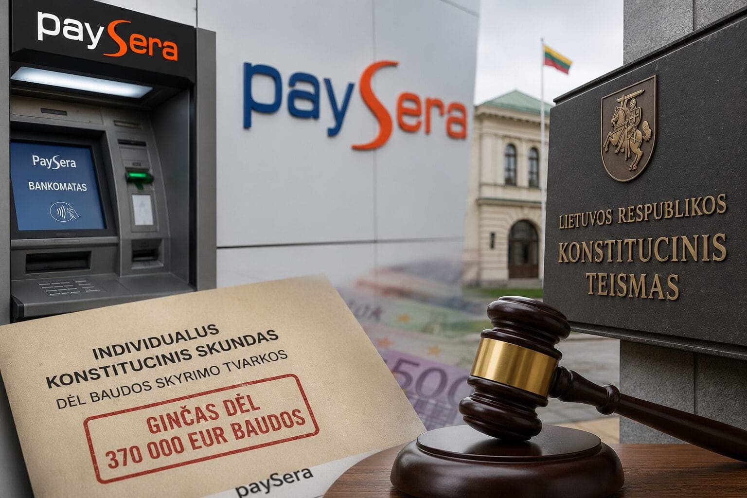 „Paysera LT“ plečia bankomatų tinklą, bet baudos ginčą kelia į Konstitucinį Teismą