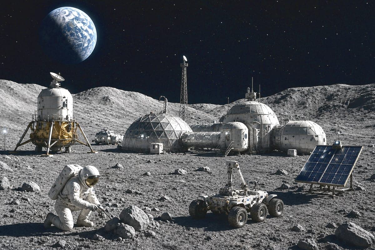 NASA Mėnulio bazės planas jau nebe fantastika: „Artemis“ virsta infrastruktūros lenktynėmis už Žemės ribų