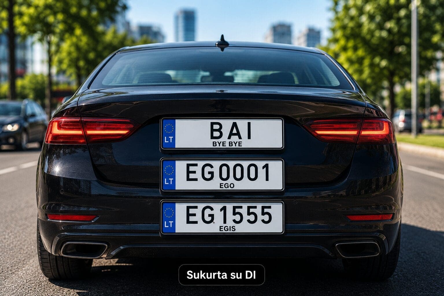 „Bye Bye“, „Ego“ ar „Egis“? Nauji „Regitros“ numeriai gali būti išgraibstyti akimirksniu