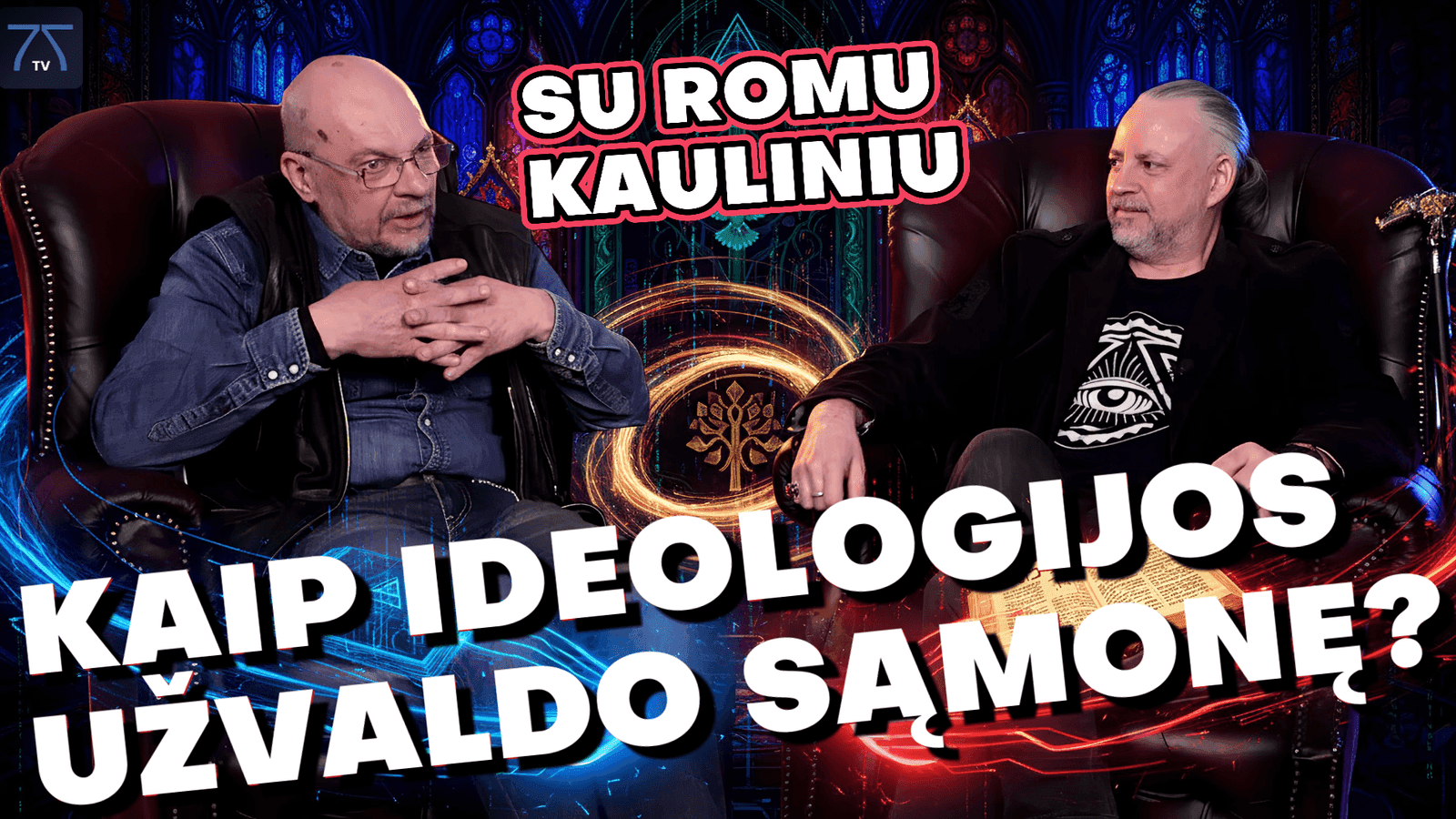 Romas Kaulinis laidoje „Triušio urvas“: nuo „vergų Biblijos“ iki išminties geopolitikoje | 77TV