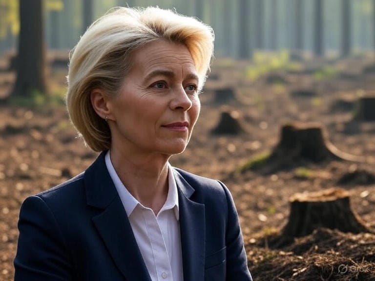 Ursula von der Leyen susitiko su vokiečių pramonės atstovais: žalioji politika eina velniop?