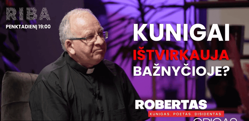 Robertas Grigas laidoje „Riba“: herojais taps paisantys žmogiškumo ir krikščioniškos sąžinės