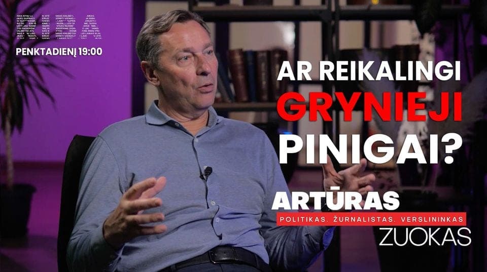 Artūras Zuokas laidoje „Riba“: liberalioj valstybėj kišimasis į šeimą ir finansinę laisvę – nepriimtinas