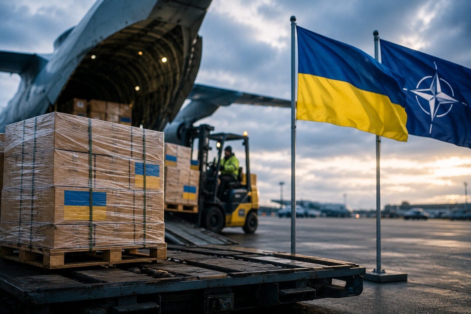 Milijardai plaukia į Ukrainą: Lietuva siunčia naują pagalbos siuntą, NATO paskelbė apie 70 mlrd. eurų paramą