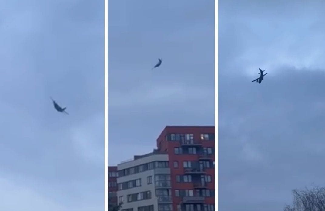 Stiprus garsas virš Vilniaus išgąsdino gyventojus: „Pagalvojau, kad virš stogo skrenda dronas“
