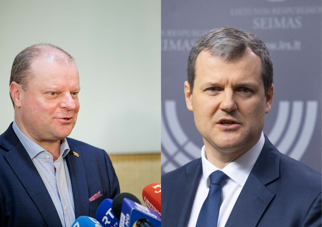G. Paluckas išlėkė į Davosą, o S. Skvernelis – pas Zelenskį