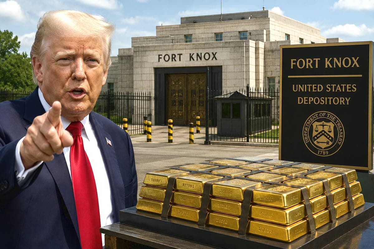 Fort Knox vėl virto Amerikos aukso mįsle: D. Trumpas reikalauja fiziškai suskaičiuoti JAV atsargas
