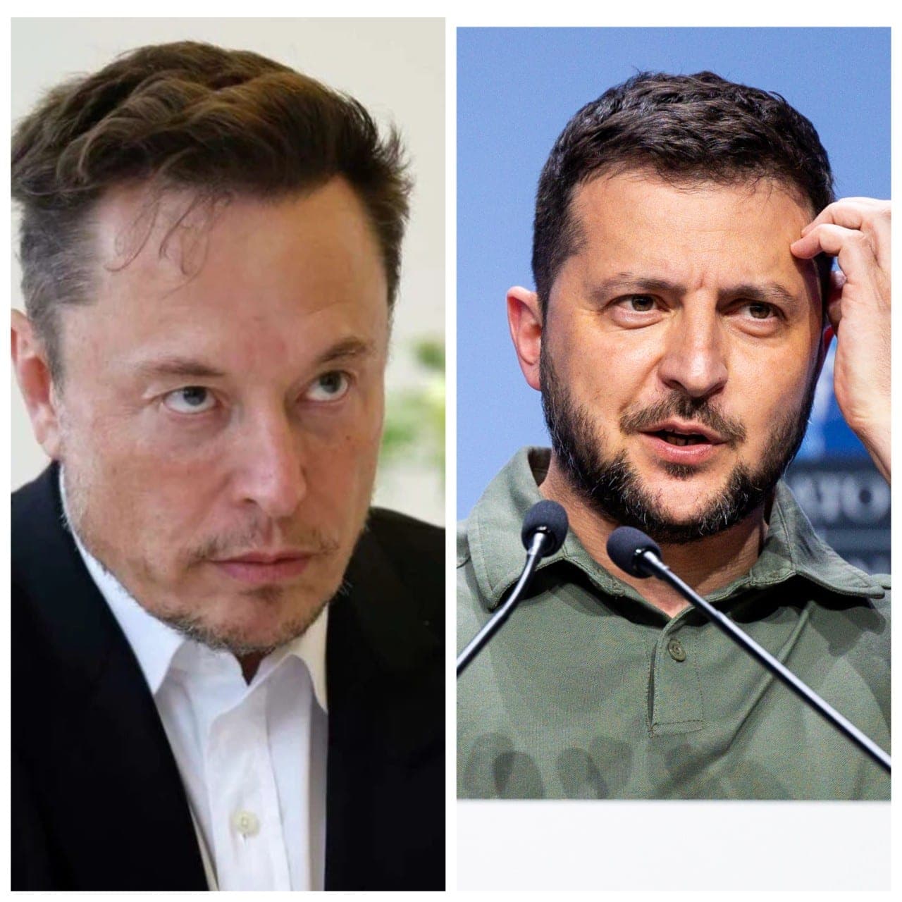 Prasideda konfliktas tarp E. Musko ir V. Zelenskio?