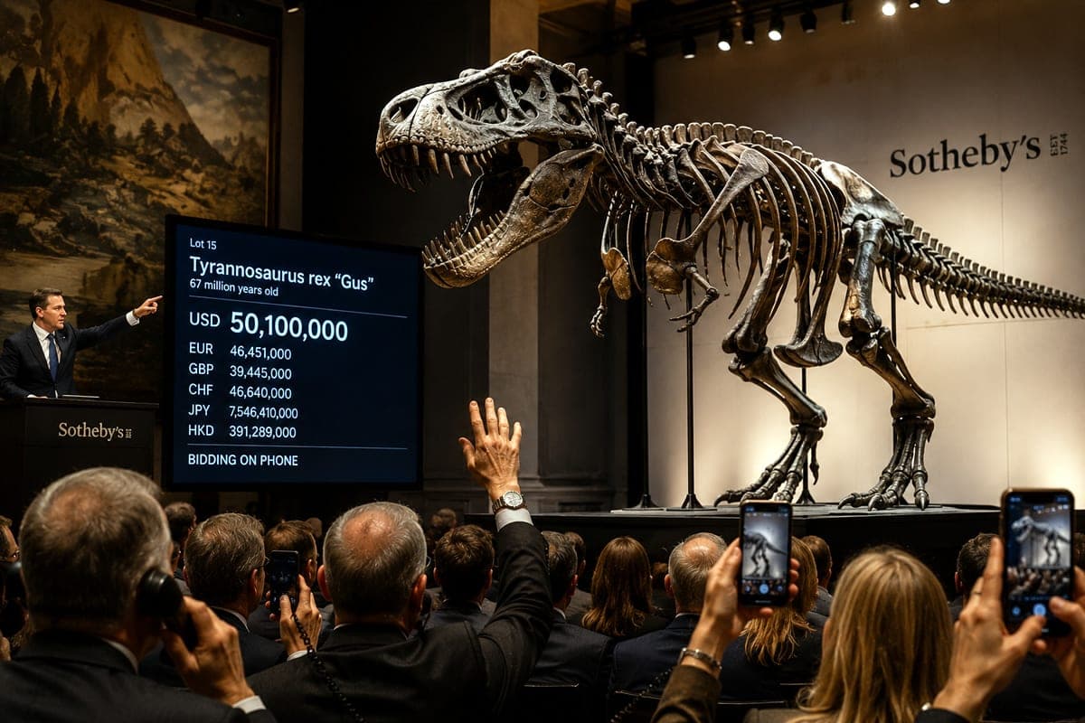50 mln. dolerių už T. rex: rekordinis sandoris gali užverti mokslui duris į vieną vertingiausių fosilijų