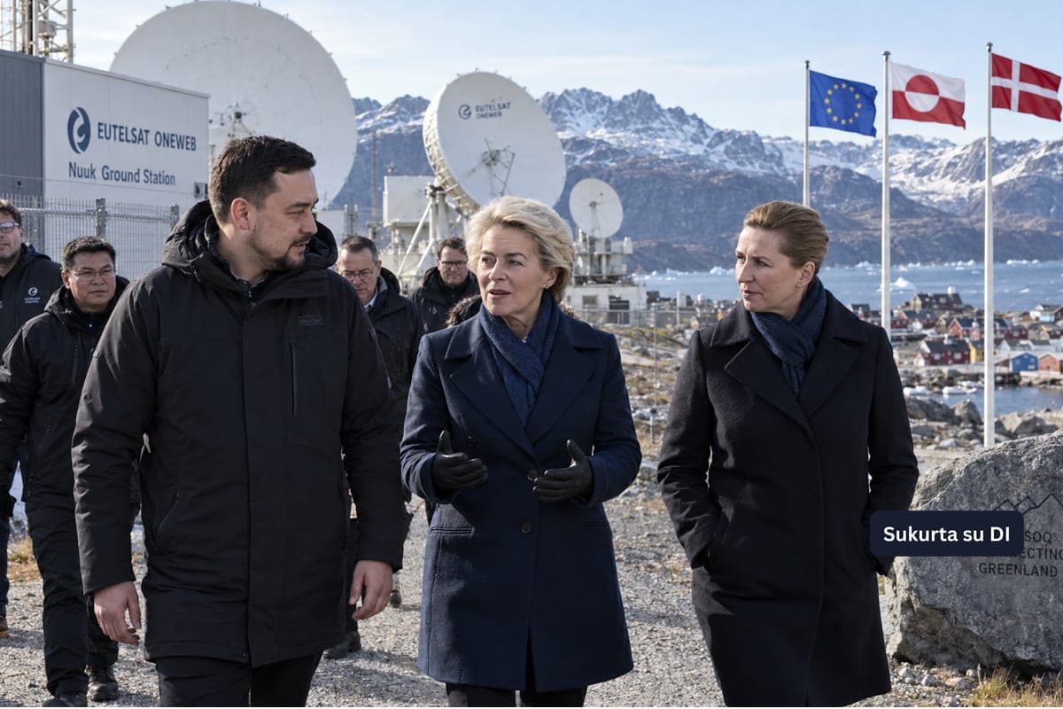ES Grenlandijai skirs 200 mln. eurų: U. von der Leyen stiprina Europos pozicijas Arktyje