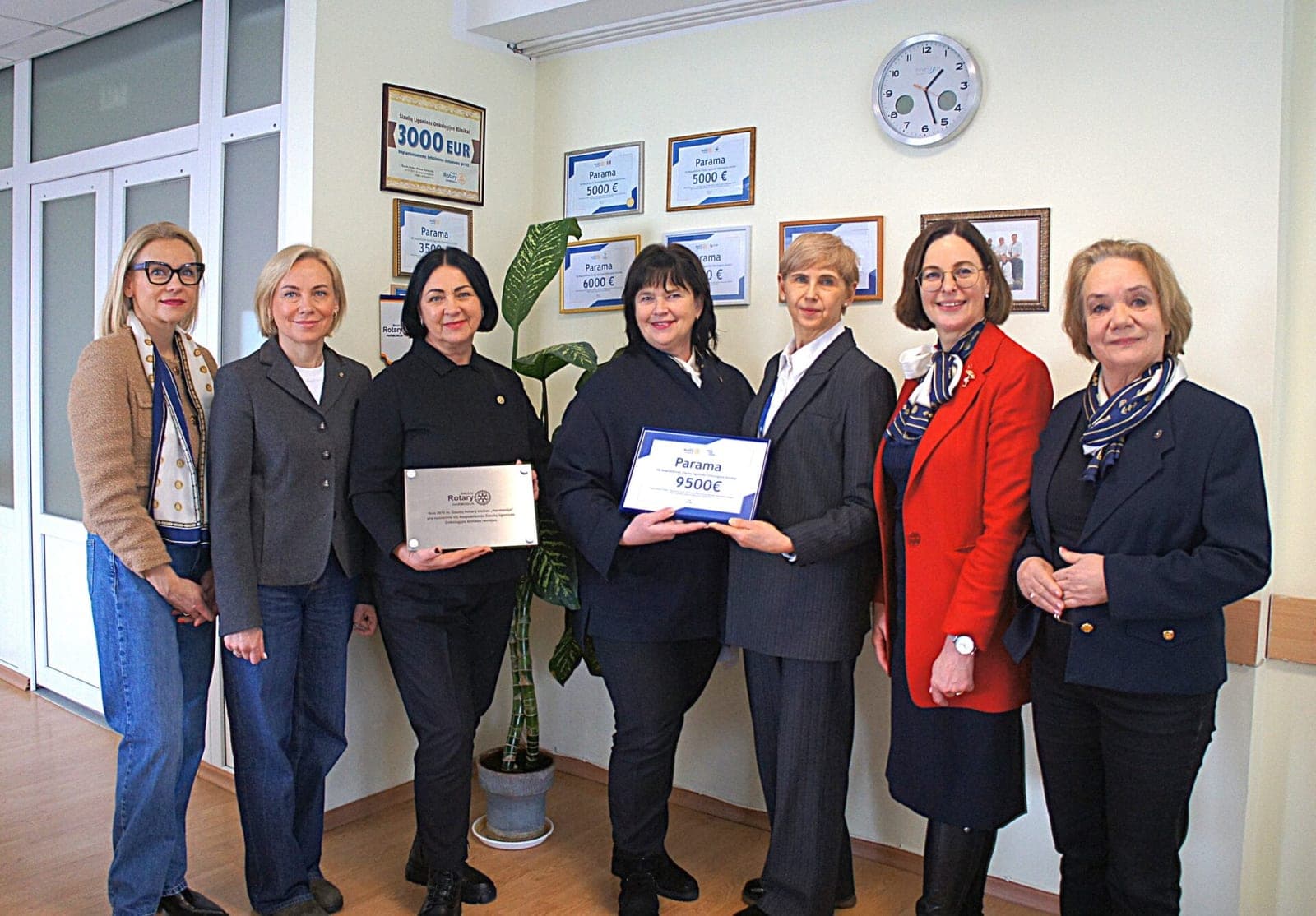 Respublikinei Šiaulių ligoninei – šešiolikta Rotary klubo „Harmonija“ parama