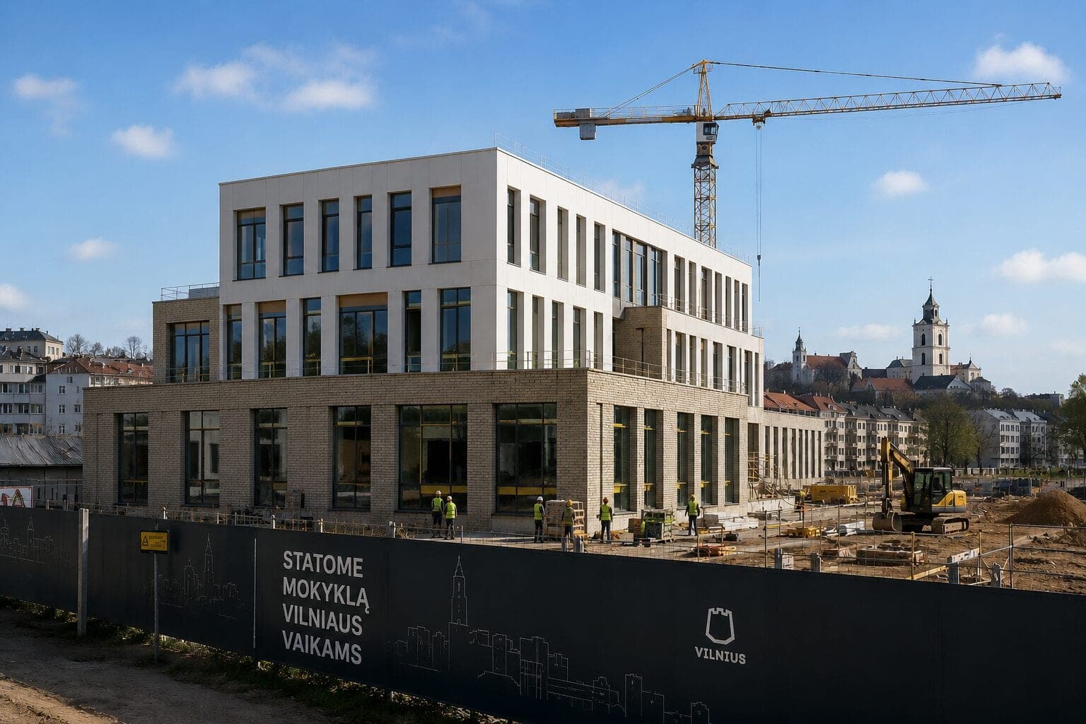 Vilnius stato mokyklą vokiečių karių vaikams, tačiau miestiečiai kalba apie kitą problemą